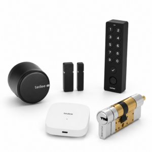 Tedee PRO Smart Lock for European Multipoint Doors – Complete Kit